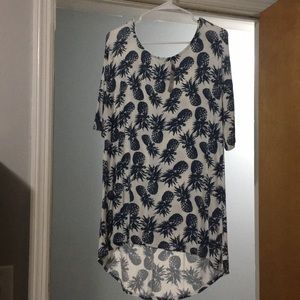 Agnes & Dora Tops - Women’s pineapple tunic Agnes & Dora Tops - Women’s pineapple tunic